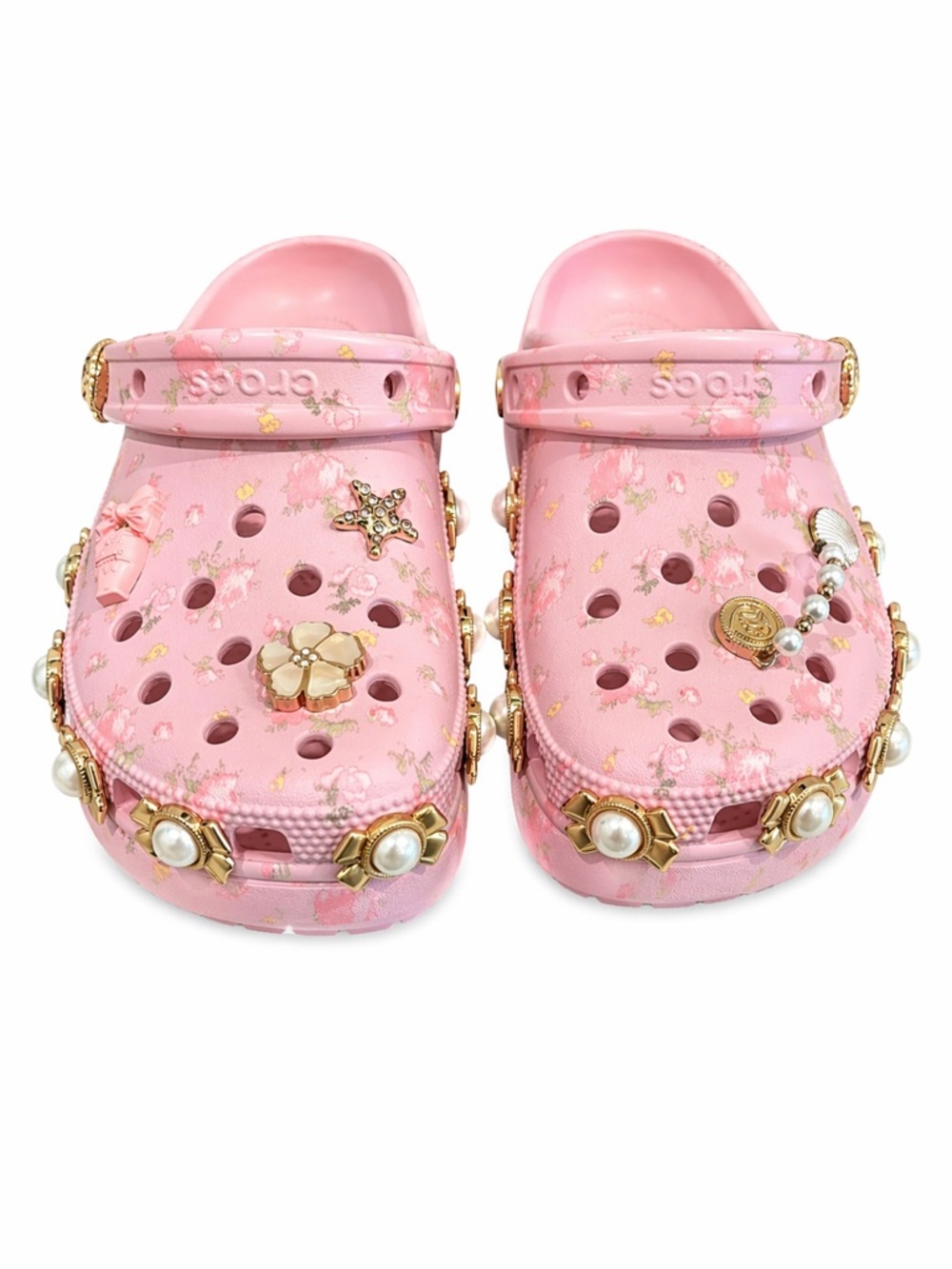 Crocs x Love Shack Fancy NEW Classic Clog Shoes 9 - Picture 3 of 9